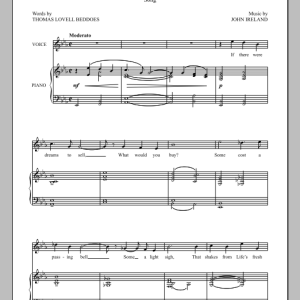 John Ireland If There Were Dreams To Sell Musik Noten - Piano & Vocal - 90256-0