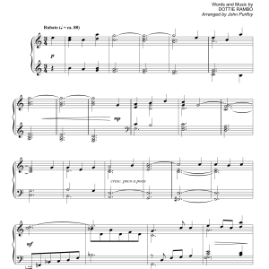 John Purifoy We Shall Behold Him Musik Noten - Piano Solo - 162006-0