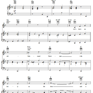 Johnny Marks An Old Fashioned Christmas Musik Noten - Piano, Vocal & Guitar Chords - 28851-0