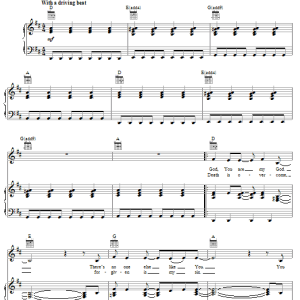 Johnny Parks Glory Musik Noten - Piano, Vocal & Guitar Chords - 50494-0