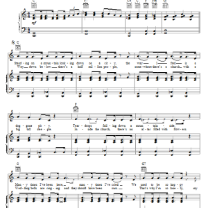 Johnny Rivers Mountain Of Love Musik Noten - Piano, Vocal & Guitar Chords - 64024-0
