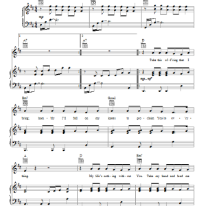 Jonathan Stockstill Worshiping You Musik Noten - Piano, Vocal & Guitar Chords - 86643-0