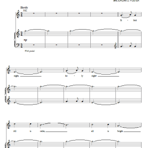 Josh Groban Silent Night Musik Noten - Piano, Vocal & Guitar Chords - 66684-0