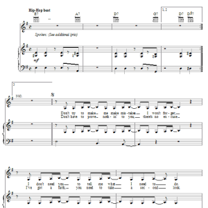 Jump5 Pressure Musik Noten - Piano, Vocal & Guitar Chords - 25743-0