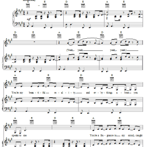 Jump5 Wonderful Musik Noten - Piano, Vocal & Guitar Chords - 25744-0