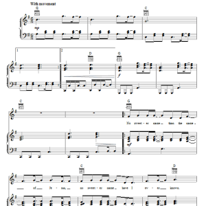 Kari Jobe No Sweeter Name Musik Noten - Piano, Vocal & Guitar Chords - 67514-0