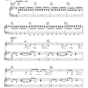 Kari Jobe Savior's Here Musik Noten - Piano, Vocal & Guitar Chords - 87700-0