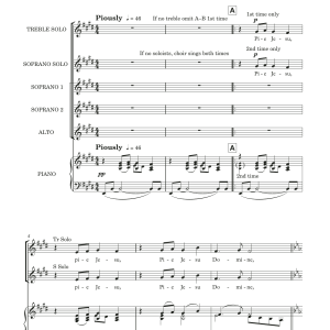 Karl Jenkins Pie Jesu Musik Noten - SSA Choir - 93852-0