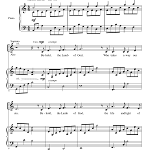 Keith Christopher Behold The Lamb Of God Musik Noten - SATB Choir - 150632-0