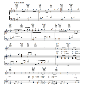 Kirk Franklin Now Behold The Lamb Musik Noten - Piano, Vocal & Guitar Chords - 65750-0