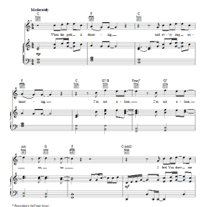 Kutless Carry Me To The Cross Musik Noten - Piano, Vocal & Guitar Chords - 88682-0