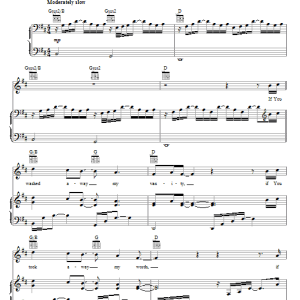 Kutless I'm Still Yours Musik Noten - Piano, Vocal & Guitar Chords - 72721-0
