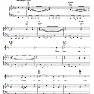 Kutless It Is Well Musik Noten - Piano, Vocal & Guitar Chords - 72698-0