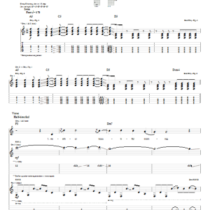 Kutless Somewhere In The Sky Musik Noten - Guitar Tab - 56378-0