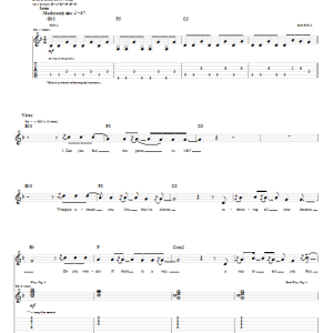 Kutless Winds Of Change Musik Noten - Guitar Tab - 56377-0