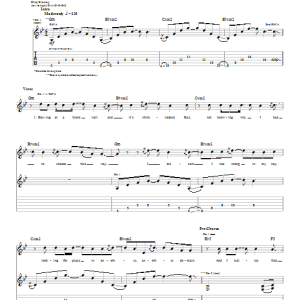 Kutless Your Touch Musik Noten - Guitar Tab - 24323-0