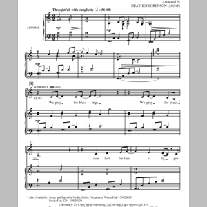 Laura Story Blessings (arr. Heather Sorenson) Musik Noten - SATB Choir - 86233-0