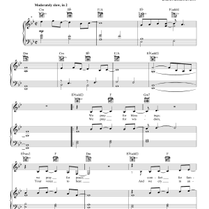 Laura Story Blessings Musik Noten - Piano, Vocal & Guitar Chords - 91229-0