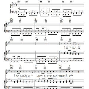 Lee Brice Hard To Love Musik Noten - Piano, Vocal & Guitar Chords - 95744-0