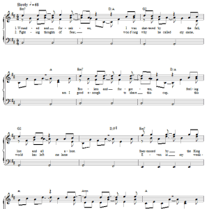 Leeland Carried To The Table Musik Noten - Piano, Vocal & Guitar Chords - 57490-0