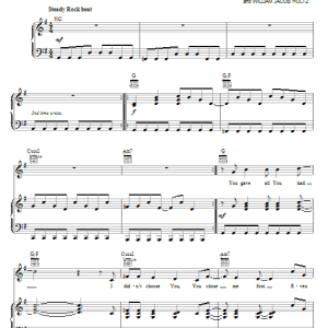 Leeland Count Me In Musik Noten - Piano, Vocal & Guitar Chords - 66850-0