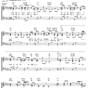 Leeland Mooring Be Lifted High Musik Noten - Piano, Vocal & Guitar Chords - 56885-0