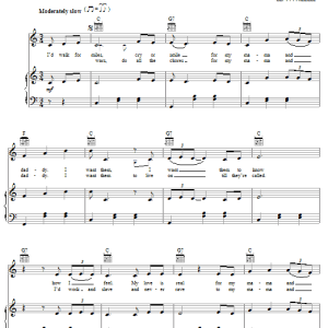 Lefty Frizzell Mom And Dad's Waltz Musik Noten - Piano, Vocal & Guitar Chords - 53706-0