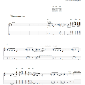 Lenny Kravitz Will You Marry Me Musik Noten - Guitar Tab - 69660-0