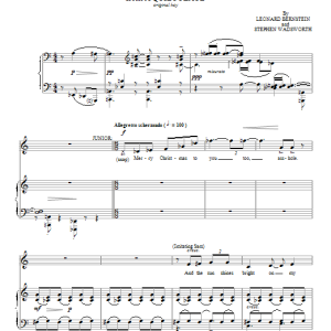 Leonard Bernstein Hey, Big Daddy (Junior's Aria) Musik Noten - Piano & Vocal - 93057-0