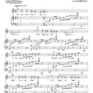 Leonard Bernstein Hurry Musik Noten - Piano & Vocal - 93035-0