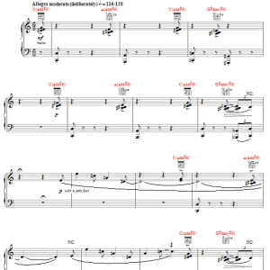 Leonard Bernstein Jet Song (from West Side Story) Musik Noten - Piano, Vocal & Guitar Chords - 64442-0