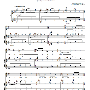 Leonard Bernstein Jupiter Has Seven Moons Musik Noten - Piano & Vocal - 93039-0