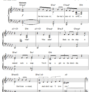 Leonard Bernstein Lonely Town (from On the Town) Musik Noten - Easy Piano - 91286-0
