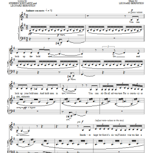 Leonard Bernstein The Word Of the Lord Musik Noten - Piano & Vocal - 93050-0