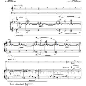 Leonard Bernstein To What You Said Musik Noten - Piano & Vocal - 93042-0
