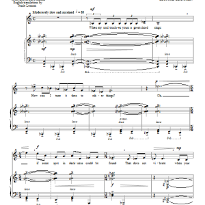 Leonard Bernstein When My Soul Touches Yours Musik Noten - Piano & Vocal - 93023-0