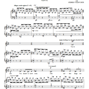 Leonard Bernstein You're Late (Sam's Aria) Musik Noten - Piano & Vocal - 93024-0
