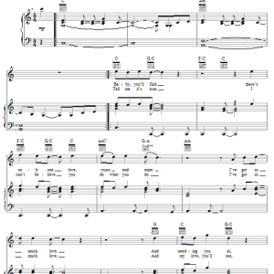 Lionel Richie You Are Musik Noten - Piano, Vocal & Guitar Chords - 30388-0