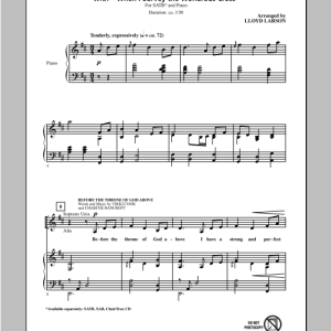 Lloyd Larson Before The Throne Of God Above Musik Noten - SATB Choir - 94825-0