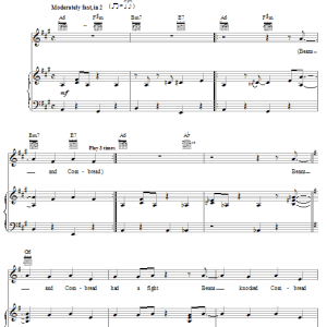 Louis Jordan Beans And Cornbread Musik Noten - Piano, Vocal & Guitar Chords - 27335-0