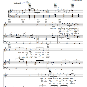 Louis Jordan I Know What You're Puttin' Down Musik Noten - Piano, Vocal & Guitar Chords - 69535-0