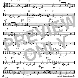 Mack David Walk On The Wild Side Musik Noten - Real Book – Melody & Chords – C Instruments - 93435-0