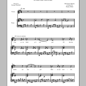Mandy Miller Dream Angus Musik Noten - Unison Choir - 70461-0