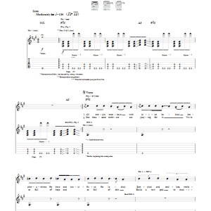 Marilyn Manson Rock Is Dead Musik Noten - Guitar Tab - 51422-0