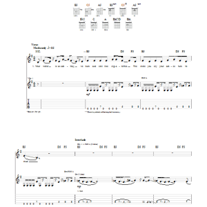 Marilyn Manson The Reflecting God Musik Noten - Guitar Tab - 51425-0