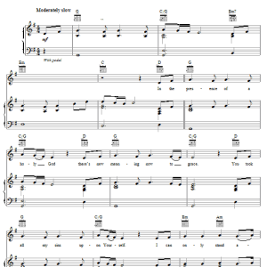 Mark Altrogge In The Presence Musik Noten - Piano, Vocal & Guitar Chords - 27461-0
