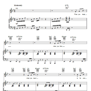 Mary J. Blige Got To Be Real Musik Noten - Piano, Vocal & Guitar Chords - 70838-0