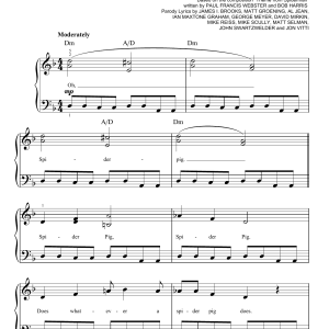 Matt Groening Spider Pig Musik Noten - Easy Piano - 68940-0