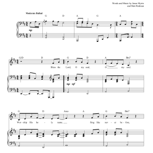 Matt Redman 10,000 Reasons (Bless The Lord) (Abridged, Kids' version) Musik Noten - Piano & Vocal - 162671-0