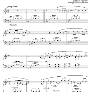 Matt Redman Let My Words Be Few (I'll Stand In Awe Of You) (arr. Phillip Keveren) Musik Noten - Piano Solo - 58303-0